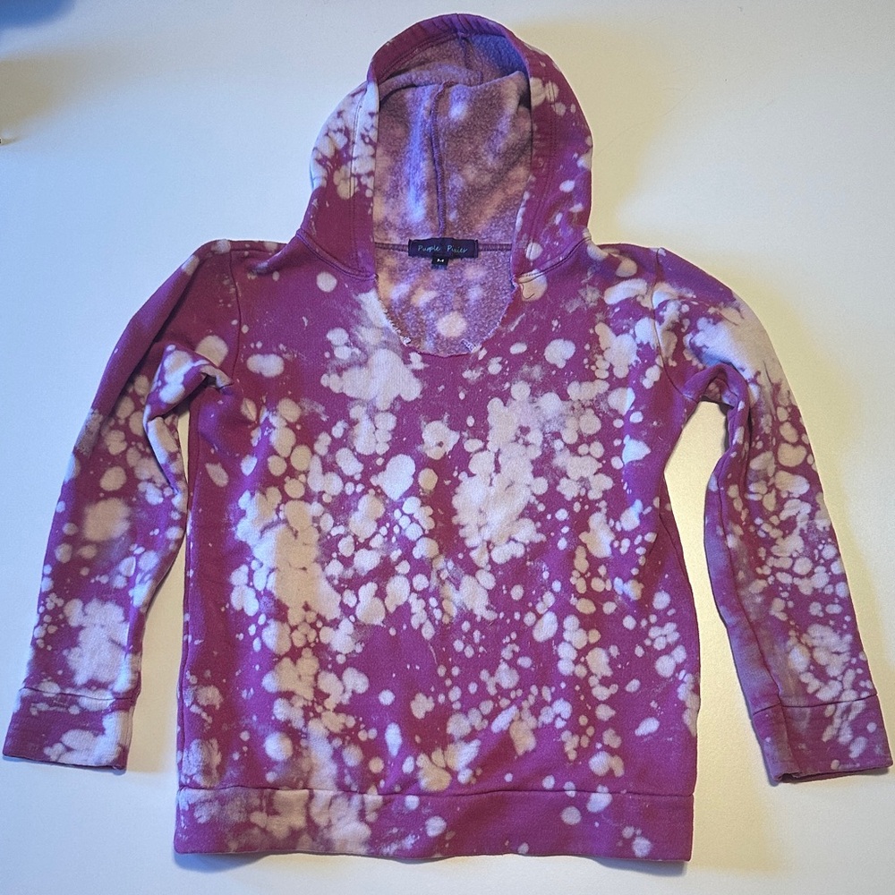 Purple Pixies Kids Tie Dye Sweatshirt Hoodie